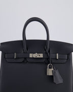 Hermès Birkin 25cm Retourne Bag in Gris Misty Togo Leather with Palladium Hardware