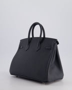 Hermès Birkin 25cm Retourne Bag in Gris Misty Togo Leather with Palladium Hardware