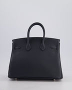 Hermès Birkin 25cm Retourne Bag in Gris Misty Togo Leather with Palladium Hardware