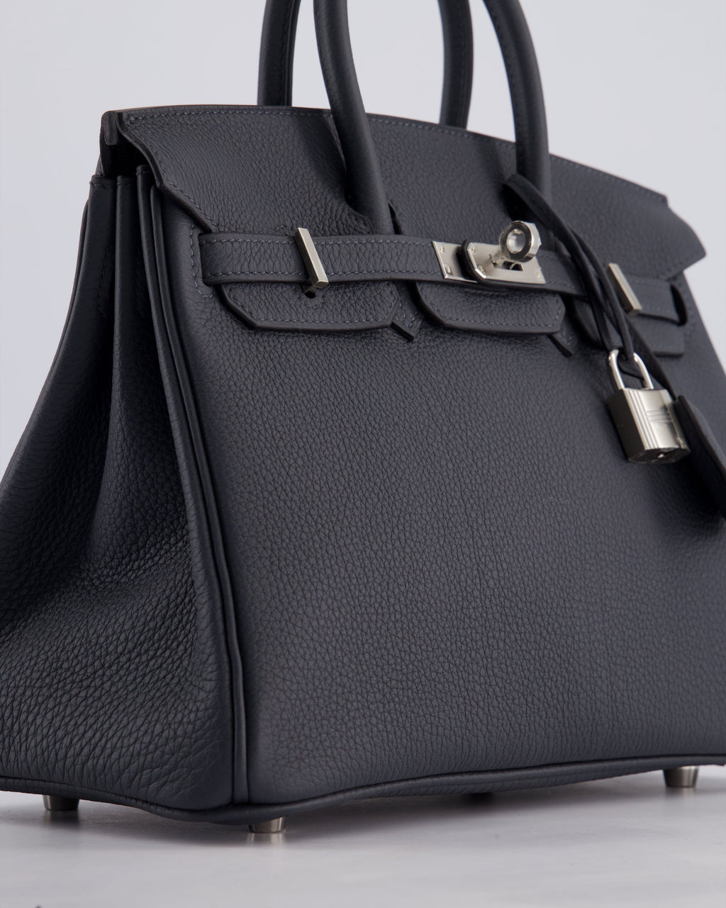 Hermès Birkin 25cm Retourne Bag in Gris Misty Togo Leather with Palladium Hardware