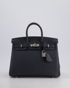 Hermès Birkin 25cm Retourne Bag in Gris Misty Togo Leather with Palladium Hardware