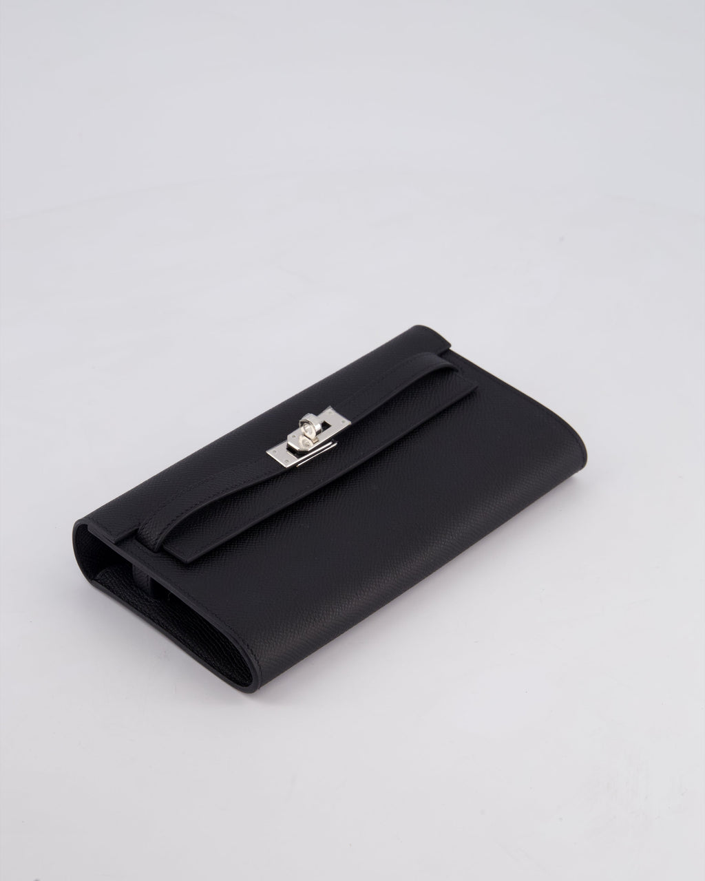 Hermès Kelly To Go Bag in Noir Epsom Leather with Palladium Hardware