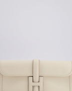Hermès Jige Elan 29cm Clutch Bag in Nata Evercolour Leather
