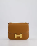 *HOT* Hermès Constance III Mini 18cm Miroir Bag in Gold Epsom Leather with Gold Hardware