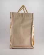 Hermes Beige Embroidered Thalassa Beach Tote Bag
