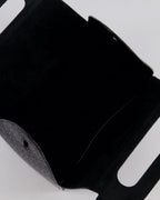 Saint Laurent Black Take-Away Box Bag in Calfskin Leather with Silver Hardware RRP £1,350