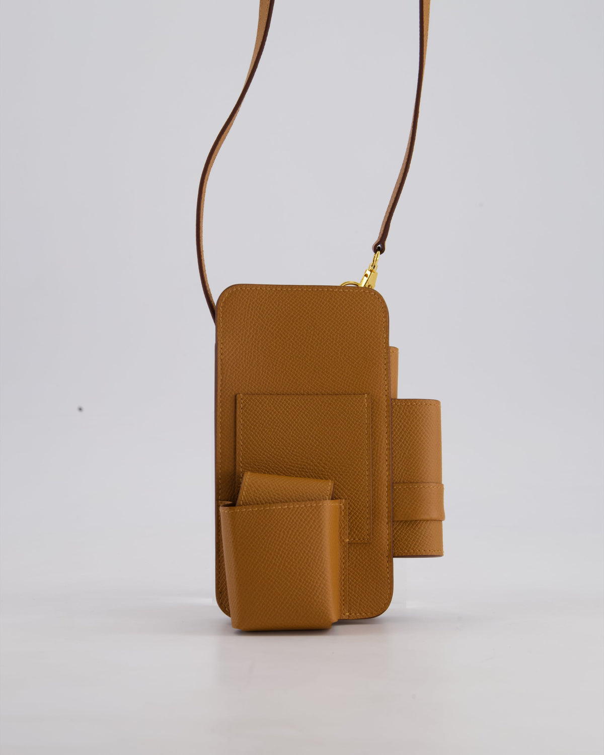 Hermès Gold Hermèsway Phone Case with Gold Hardware