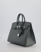 Hermès Birkin 25cm Sellier Bag in Vert Amande Togo Leather with Palladium Hardware