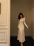 Classy Mermaid U Neckline Prom Dresses Birthday Outfits Evening Gown