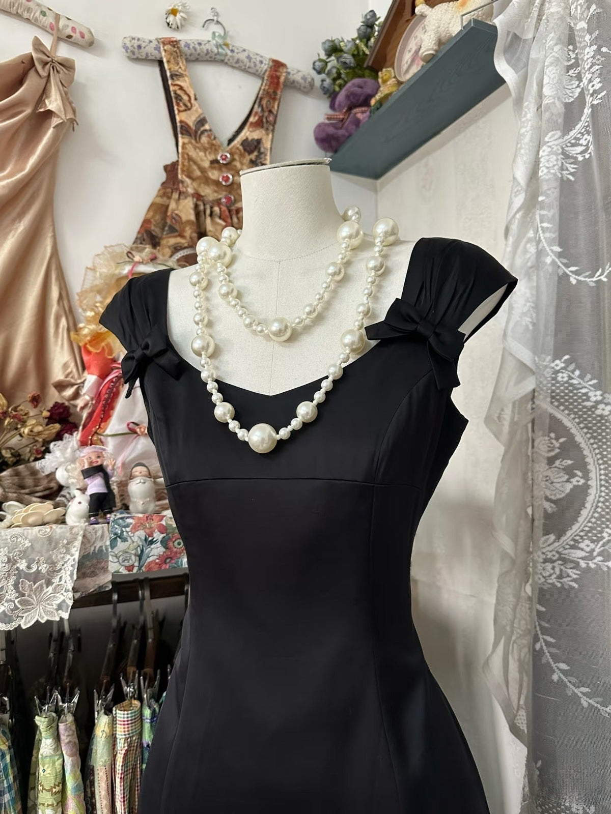 Vintage Fashion Ball Gown Black Short Length Homecoing Birthday Dress Cocktail Dresses