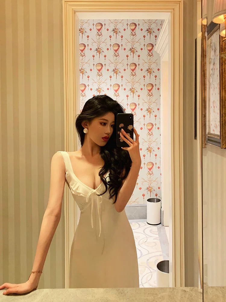 Classy A Line Straps White Prom Dresses Birthday Outfits Evening Gown