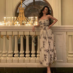 Elegant A Line Halter Floral Prom Dresses Birthday Outfits Evening Gown