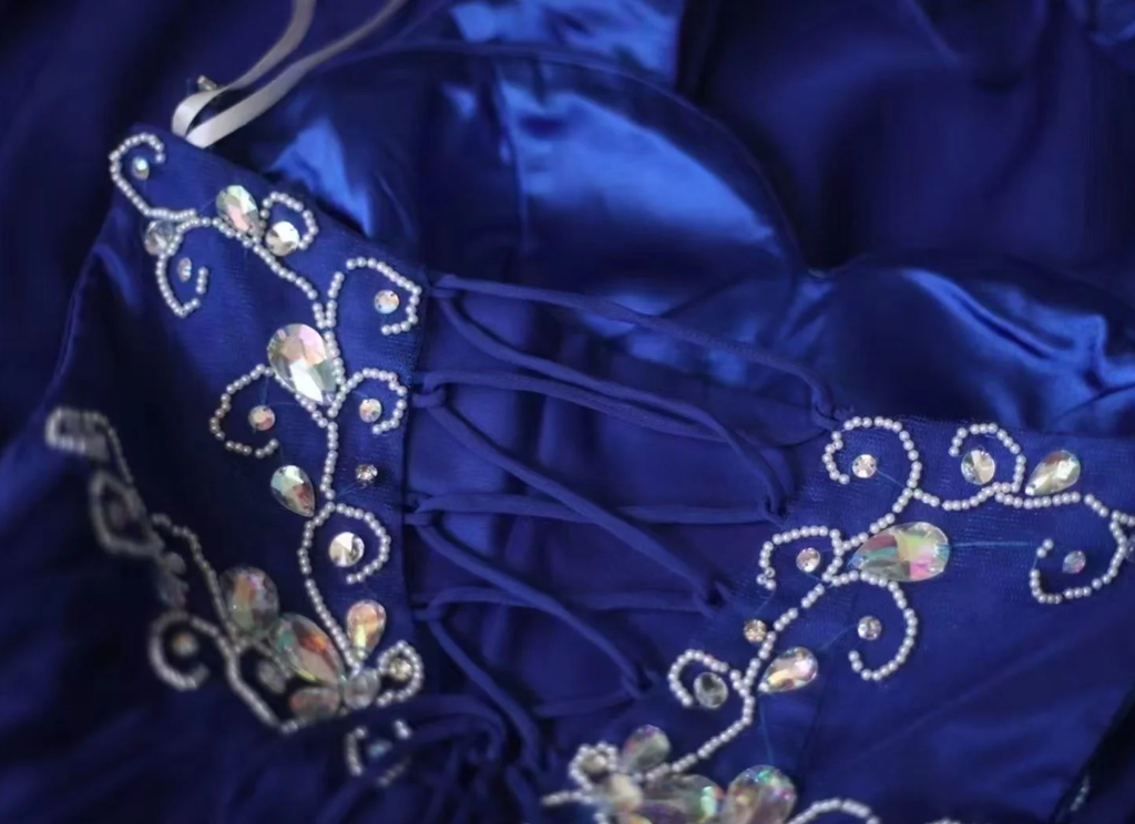 Stylish Halter Royal Blue Chiffon Beaded Long Evening Dress Formal Wedding Guest Dress Prom Gown