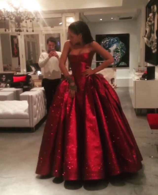 Elegant Burgundy Strapless Satin Long Wedding Guest Dress Formal Party Gown