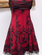 Vintage Hot Pink Spaghetti Strap Satin A LIne Short Homecoming Dress Cocktail Dress SP132