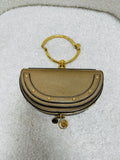 Chloe gold leather nile bracelet minaudiere crossbody bag