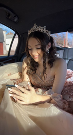 Princess Sparkly Sweet 16 Quinceanera Dress Sequin Applique Beaded Pageant Party Dress Mexican Girl Ball Gown cc1127