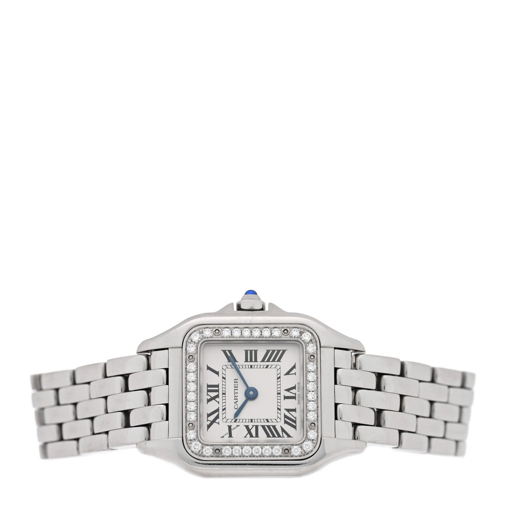 Stainless Steel Diamond 22mm Panthere Quartz Watch