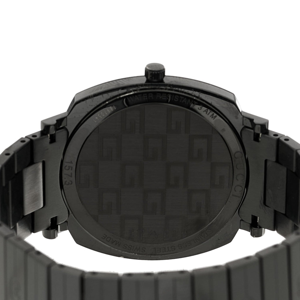 PVD Stainless Steel 38mm Grip Quartz Watch Black