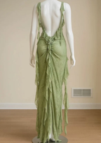 Green Long Prom Dresses Formal Party Dress Birthday Outfit cg26113