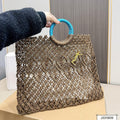 SAINT LAURENT YSL Woven Tote Bag 43x35cm