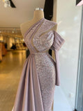 Glamorous Sequin And Satin Evening Dress ,Pageant Dress Y738