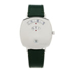 Stainless Steel Calfskin 35mm Grip Quartz Watch Green