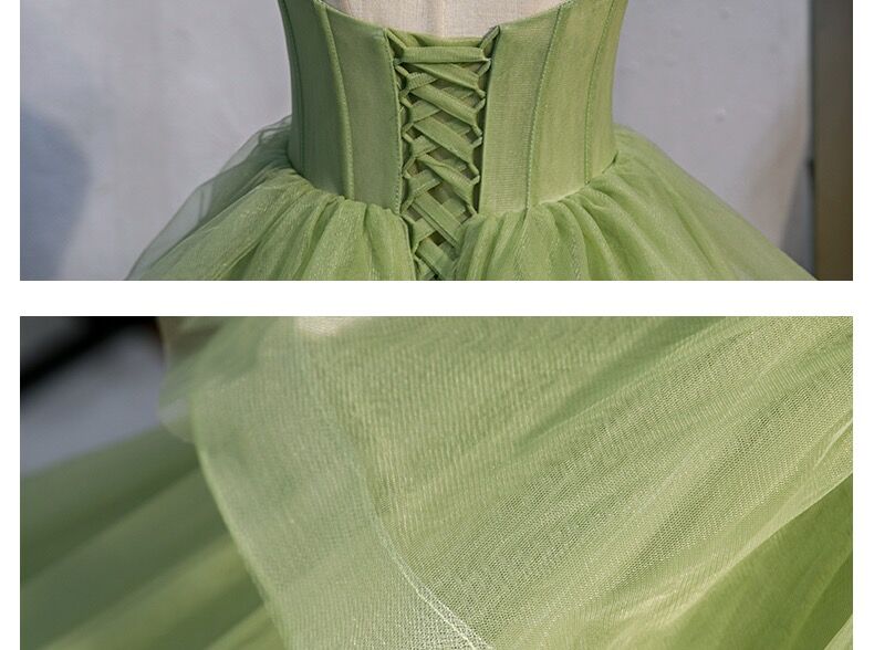 Ball Gowns, Green Prom Dress Vintage Prom Dresses