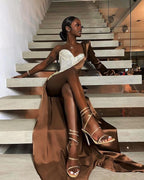 Black Girl Prom Gowns Long Prom Dresses