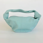 Bottega Veneta Blue Leather Double Knot Hobo