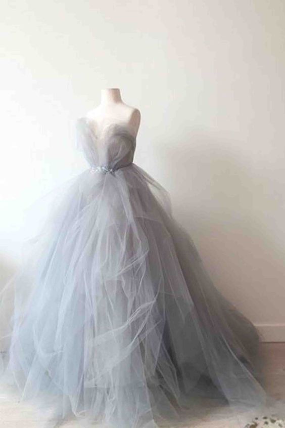 Elegant Prom Dress,Long Prom Dresses,Tulle Ball Gown Prom Cheap Formal Prom Dresses   cg11093