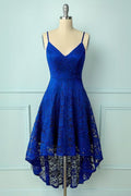 Spaghetti Straps Royal Blue Prom Dress   cg11219