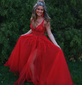 Red Prom Dresses,A-Line Charming Formal Prom Dress   cg12490