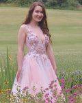 Princess Pink Long Dress for Prom or Formals    cg17190
