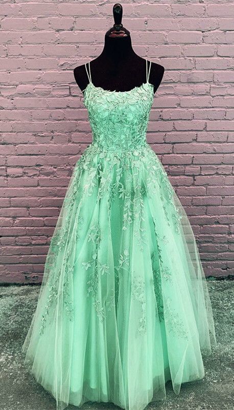 Elegant Prom Dresses Ball Gown Tulle Floor Length Lace Embroidery   cg18122