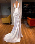 White Prom Dress, Sexy Prom Dresses, Long Evening Dress         cg23047