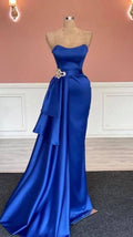 Royal Blue Mermaid Long Prom Dress      cg24464