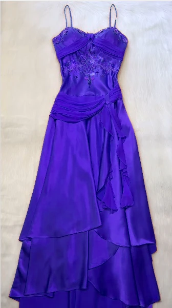 Spaghetti Straps Long Orange Party Dress Evening Dress Prom Dresses     cg25671