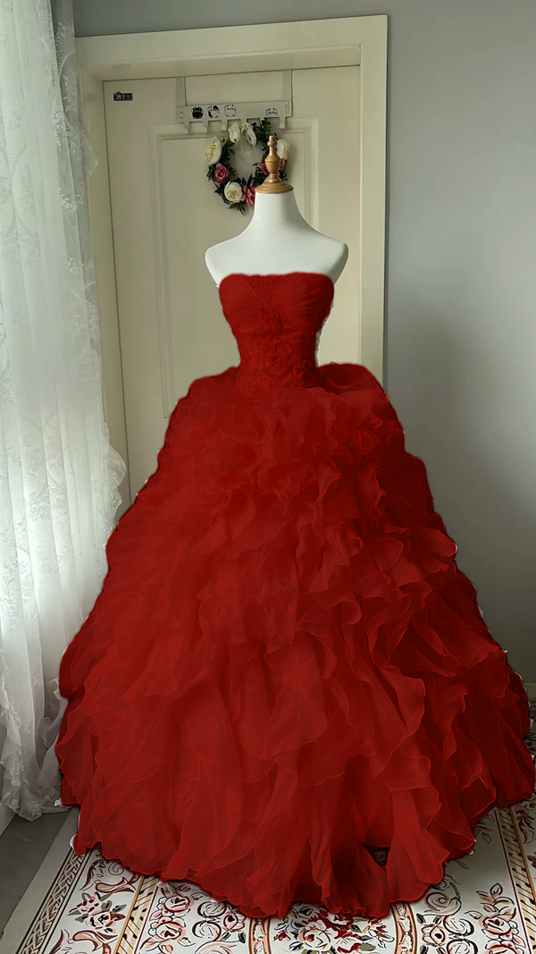 A Line Pink Prom Party Dresses Unique Long Evening Dress Vintage Princess Dress   cg25983