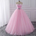 Beautiful Ball Gown Pink Sweetheart Tulle Party Gown, Sweet 16 Dresses Prom Dress  cg8720