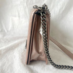 Chanel reverso boy flap bag glazed iridescent calfskin