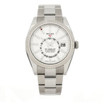 18K White Gold Stainless Steel 42mm Oyster Perpetual Sky-Dweller Watch White 336934