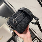 Dior Safari Messenger Bag Black Canvas