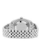 Stainless Steel 18K White Gold Diamond 36mm Oyster Perpetual Datejust Watch Silver 116234