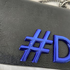 Dolce & Gabbana Black DG Girls Hashtag Logo Bag