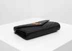 Saint Laurent YSL Red Chain Wallet