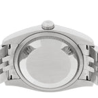 Stainless Steel 18K White Gold Diamond 36mm Oyster Perpetual Datejust Watch Silver 116234