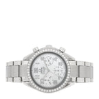 Stainless Steel Diamond Bezel Mother of Pearl 39mm Speedmaster Chronograph Automatic Watch 3535.70.00