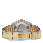 Stainless Steel 18K Yellow Gold Diamond Bezel 31mm Oyster Perpetual Datejust Watch Black 178383