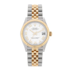 Stainless Steel 18K Yellow Gold 31mm Oyster Perpetual Datejust Watch White Roman 278273